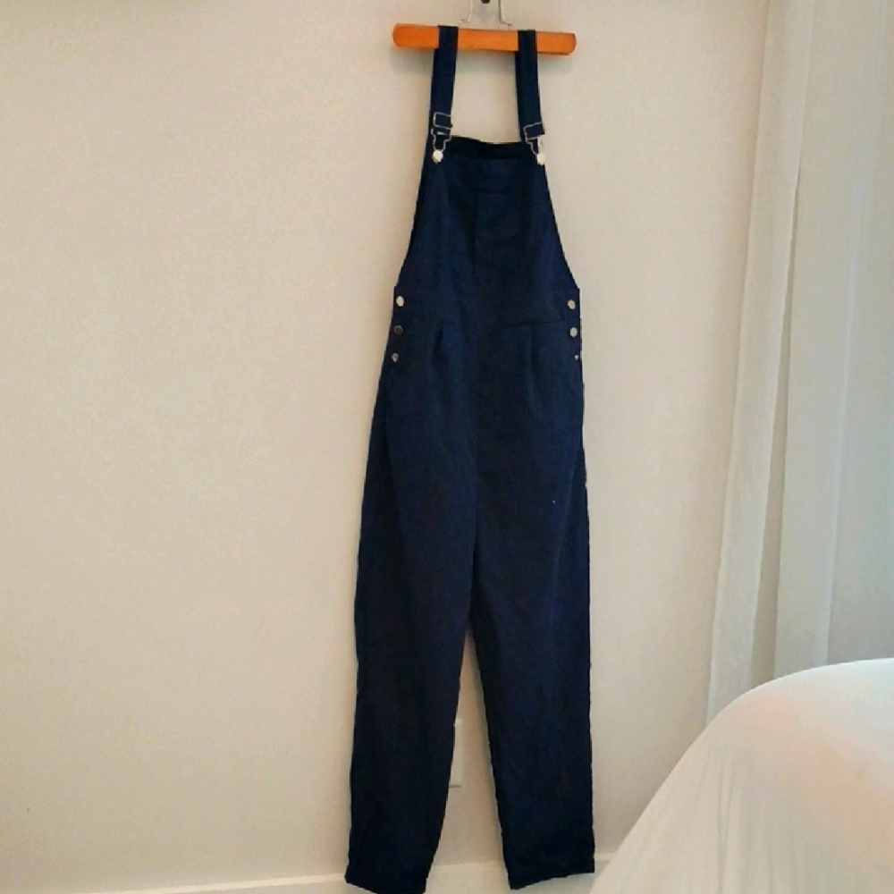Women's Blue Lightweight Overalls